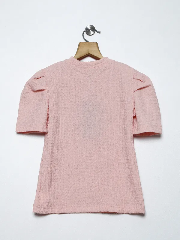 Deal cotton dusty peach top