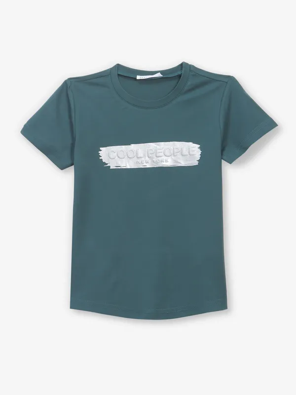 DEAL cotton pine geen top for girls