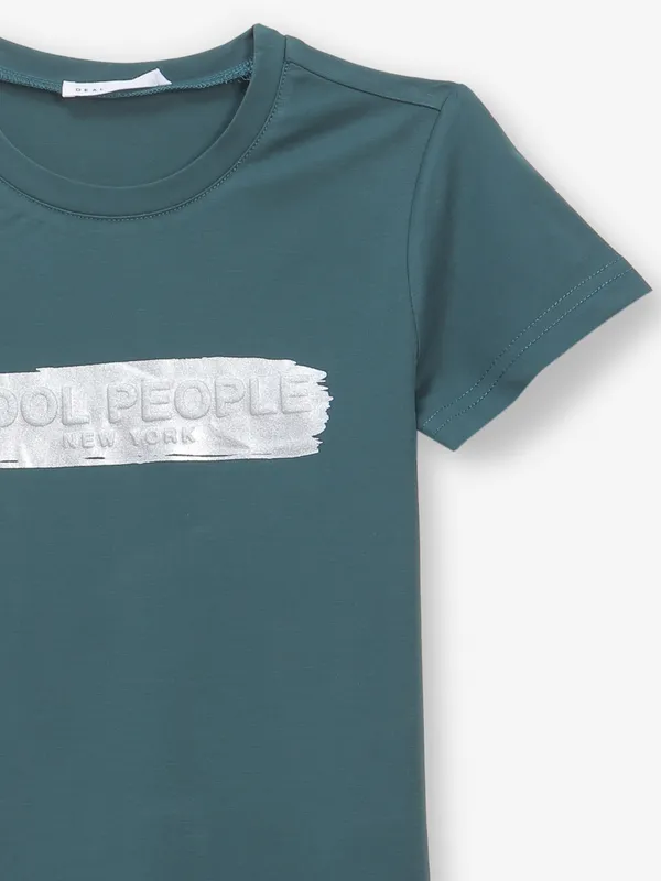DEAL cotton pine geen top for girls
