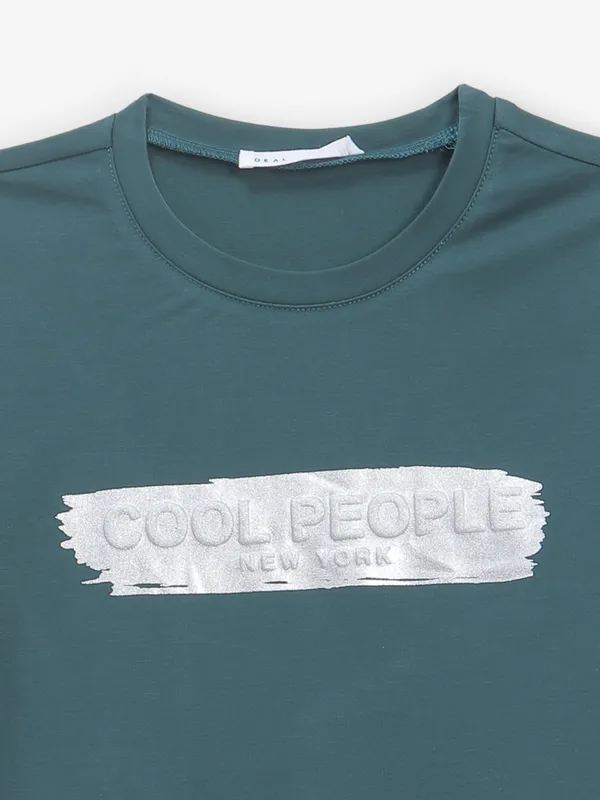 DEAL cotton pine geen top for girls