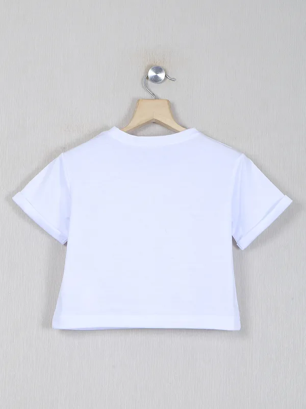 Deal cotton white casual top