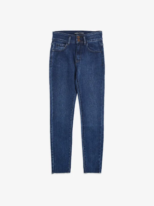 Deal dark blue slim fit jeans