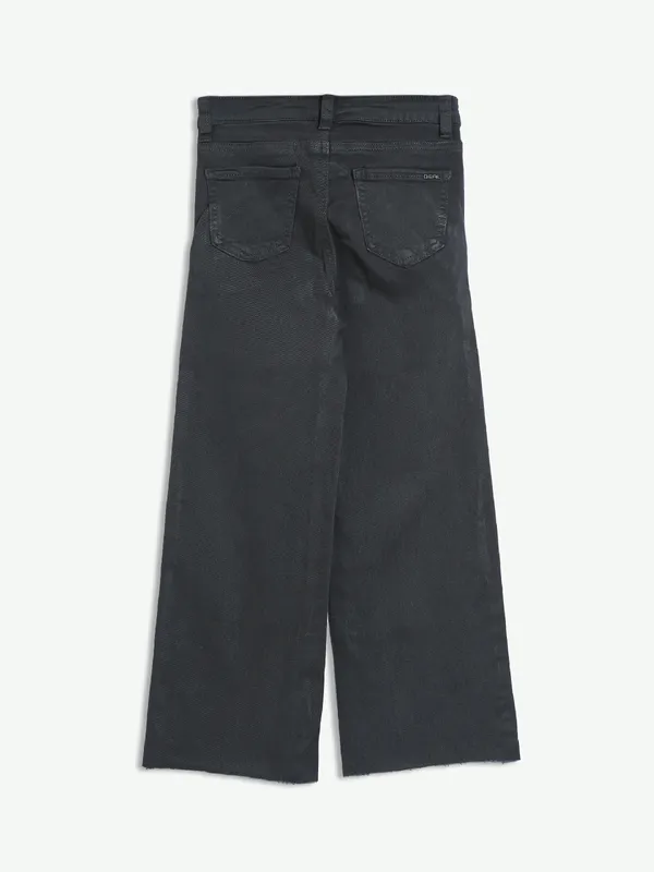Deal dark grey straight jeans