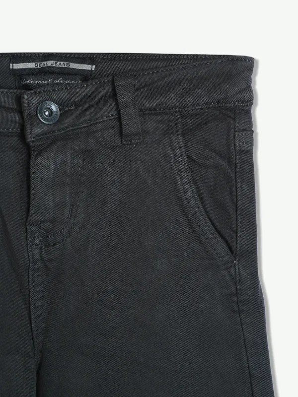 Deal dark grey straight jeans