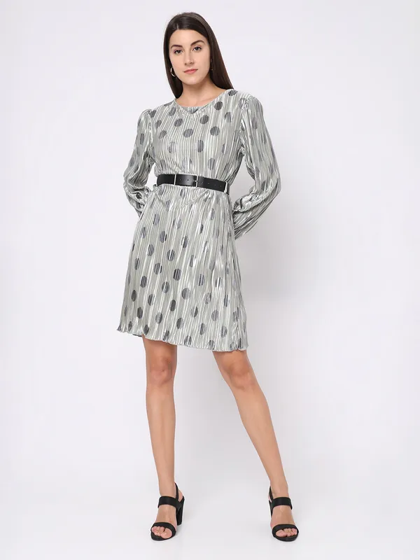 Deal dusty green lycra dress