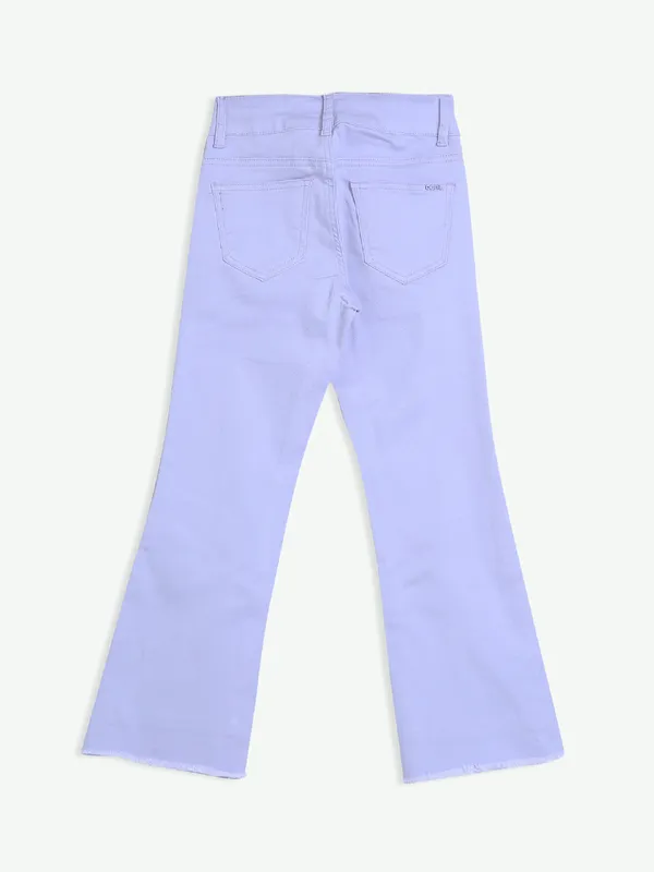Deal lavender flare jeans