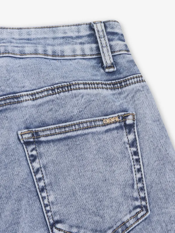DEAL light blue casual washed denim jeans