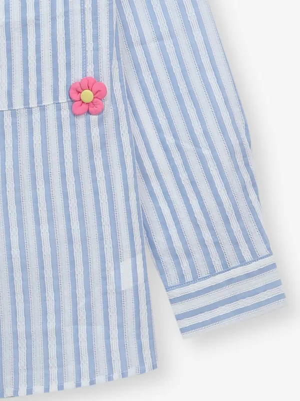 DEAL light blue stripe cotton shirt