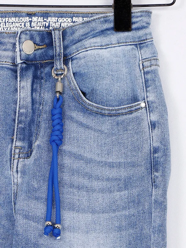 Deal light blue washed flare jeans