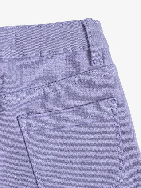 DEAL lilac purple solid shorts