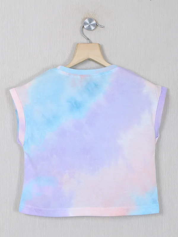 Deal multicolor casual wear cotton girls top