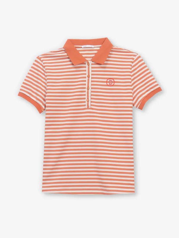 DEAL orange cotton t-shirt for women
