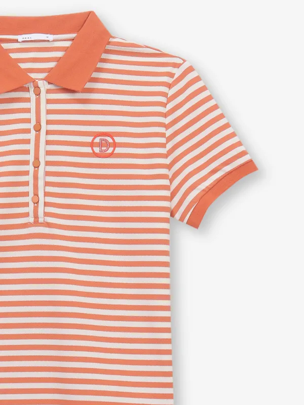 DEAL orange cotton t-shirt for women
