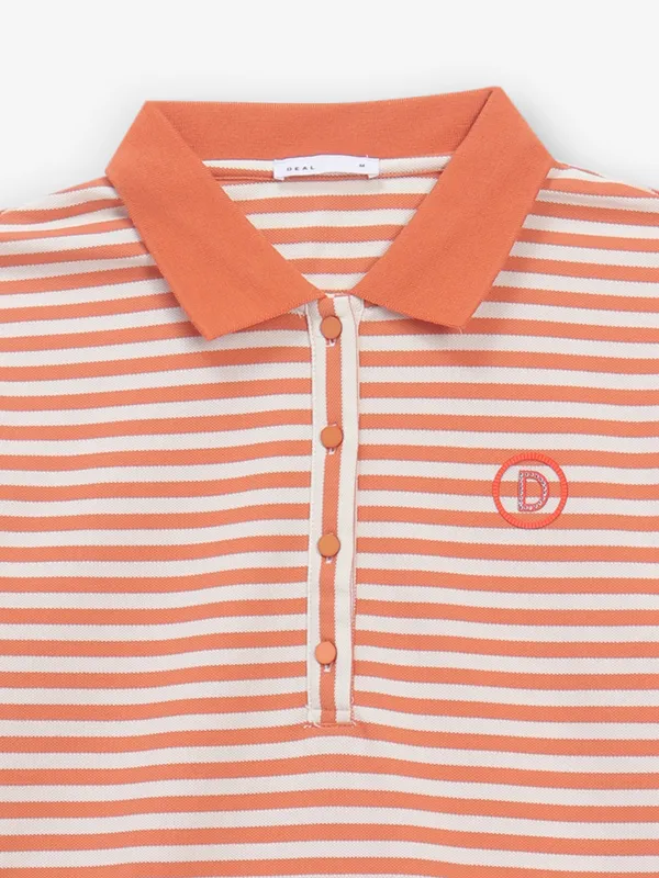 DEAL orange cotton t-shirt for women