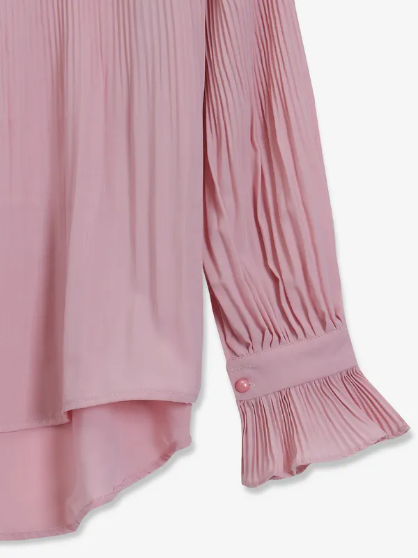 DEAL pink georgette top