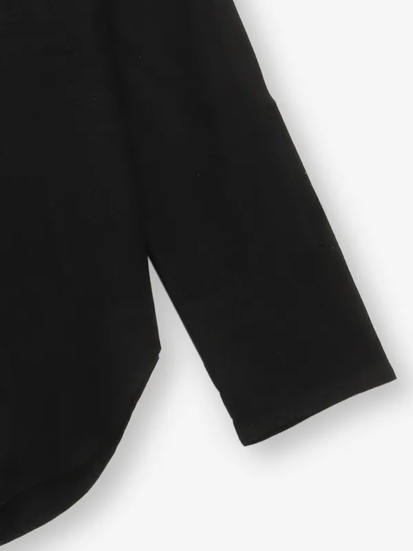 DEAL plain black cotton shirt for women
