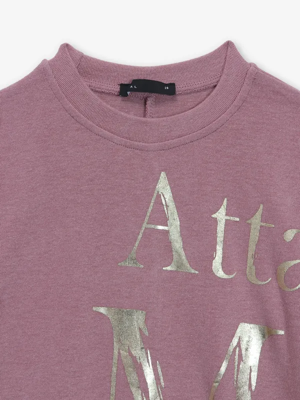 DEAL printed onion pink cotton t-shirt