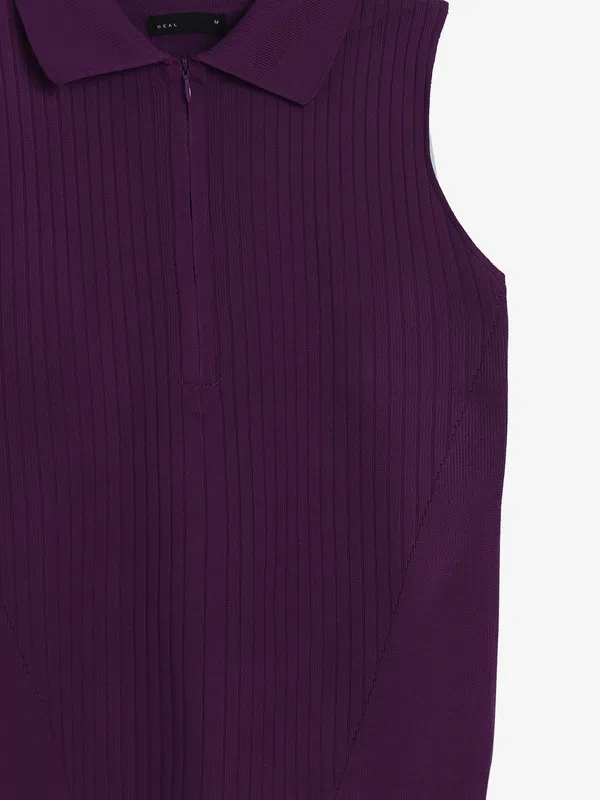DEAL purple sleeveless top