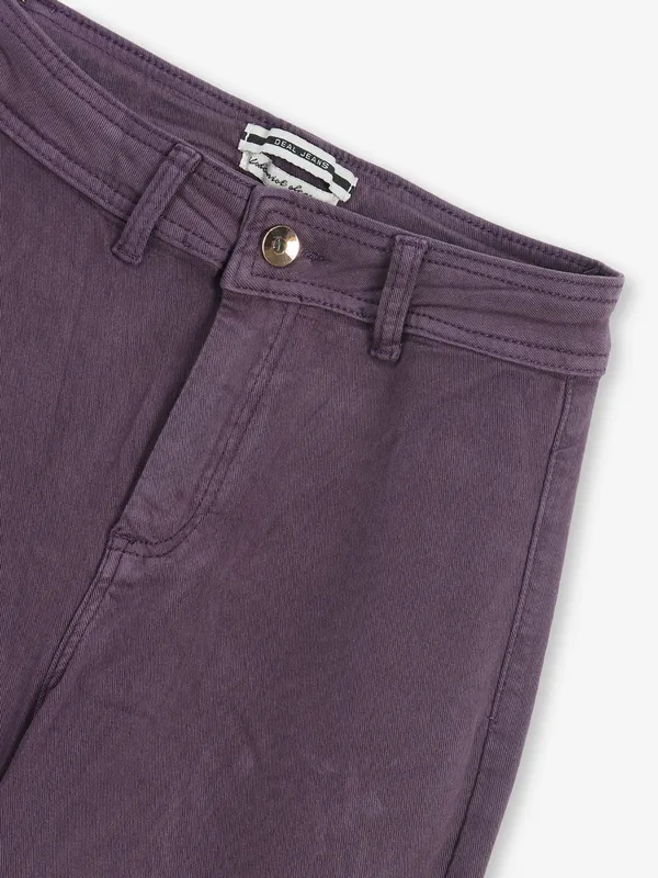 DEAL purple wide leg jeans