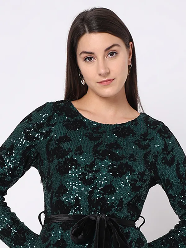 Deal rama green lycra dress