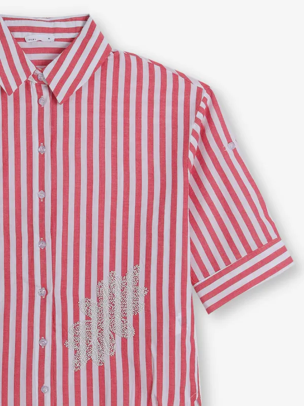 DEAL red stripe cotton shirt