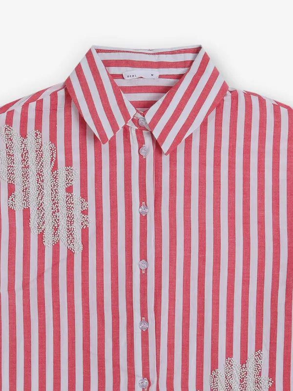 DEAL red stripe cotton shirt