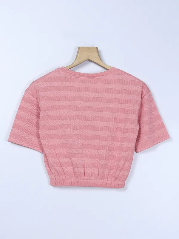 Deal top for girls in baby pink