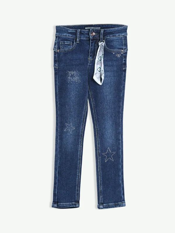 Deal washed jeans in navy