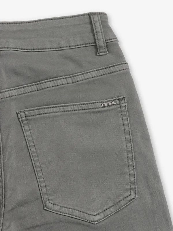 DEAL washed olive denim jeans