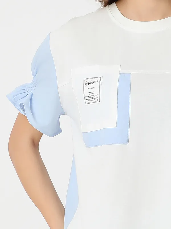 DEAL white cotton top for women