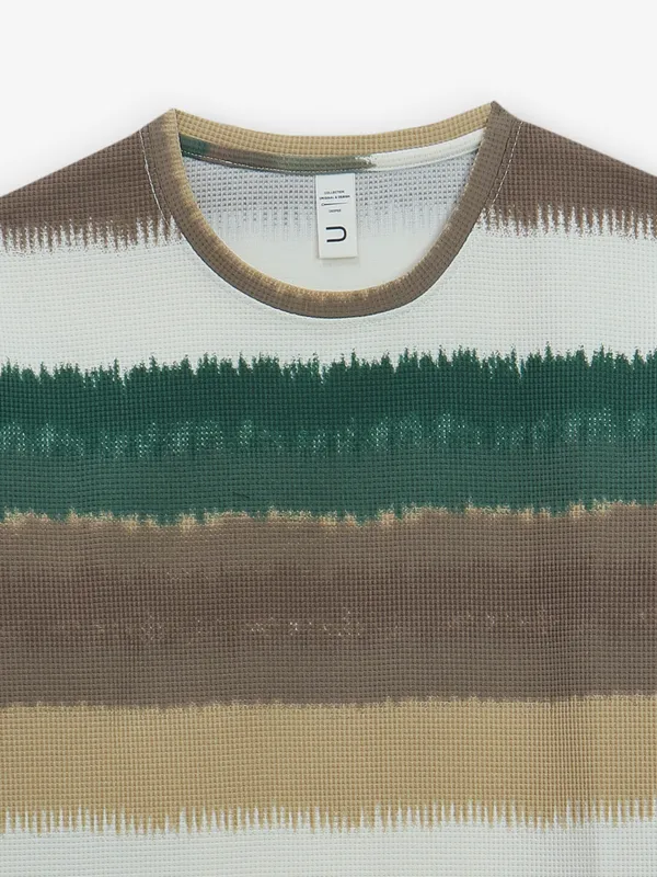 DEEPEE cotton stripe multi-color t-shirt