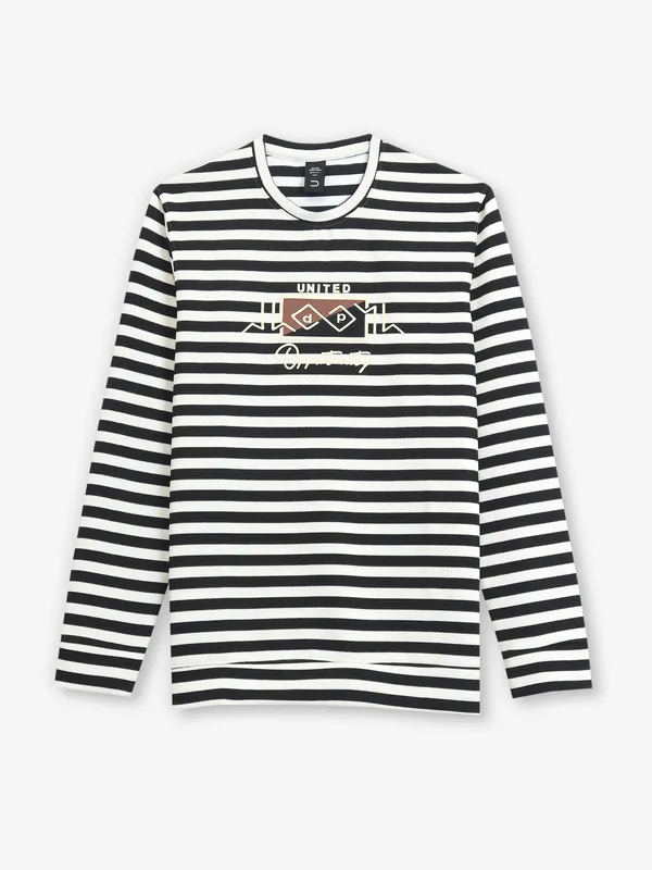 DEEPEE white and black cotton t-shirt