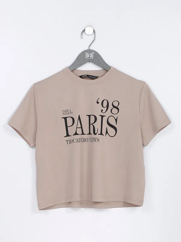 Desi Belle beige cotton top