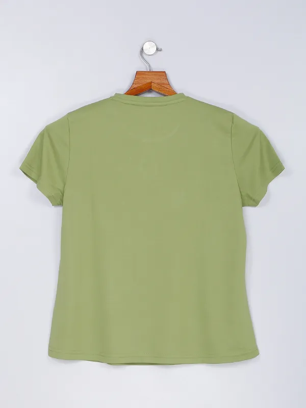 Desi Belle green cotton t shirt