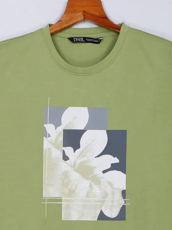 Desi Belle green cotton t shirt