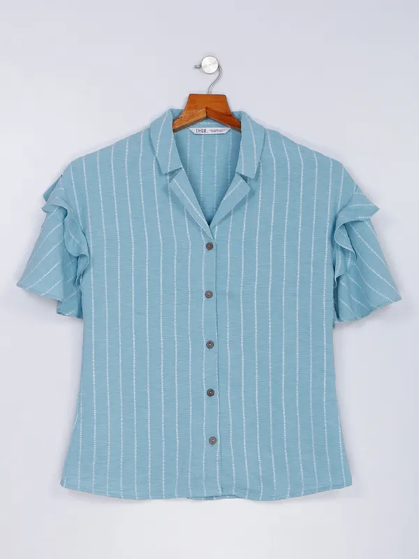 Desi Belle light blue cotton top