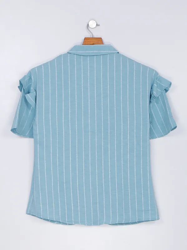 Desi Belle light blue cotton top