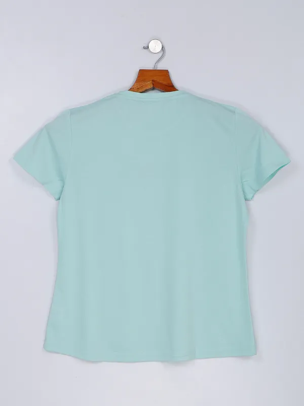 Desi Belle mint green cotton t shirt