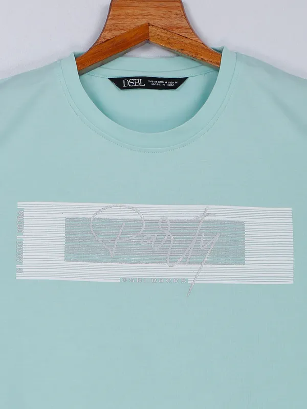 Desi Belle mint green cotton t shirt