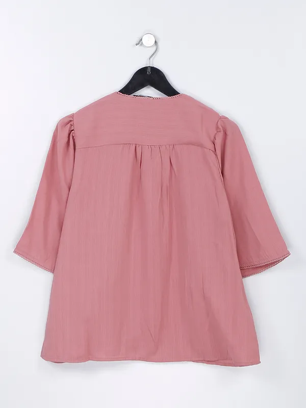 Desi Belle onion pink cotton top