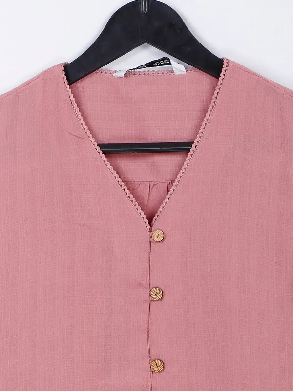 Desi Belle onion pink cotton top
