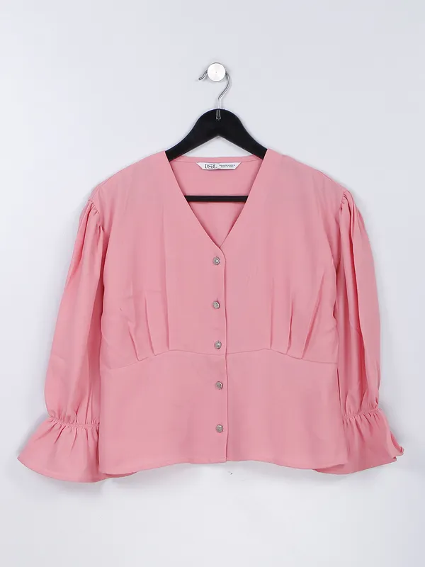 Desi Belle pink cotton casual top