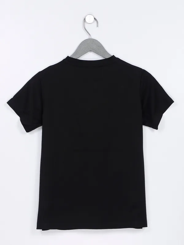Desi Belle printed t shirt in black