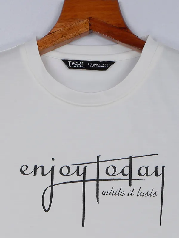 Desi Belle white cotton crop top