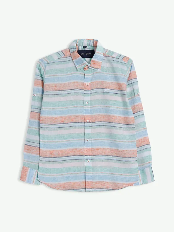 DNJS stripe cotton multi color shirt