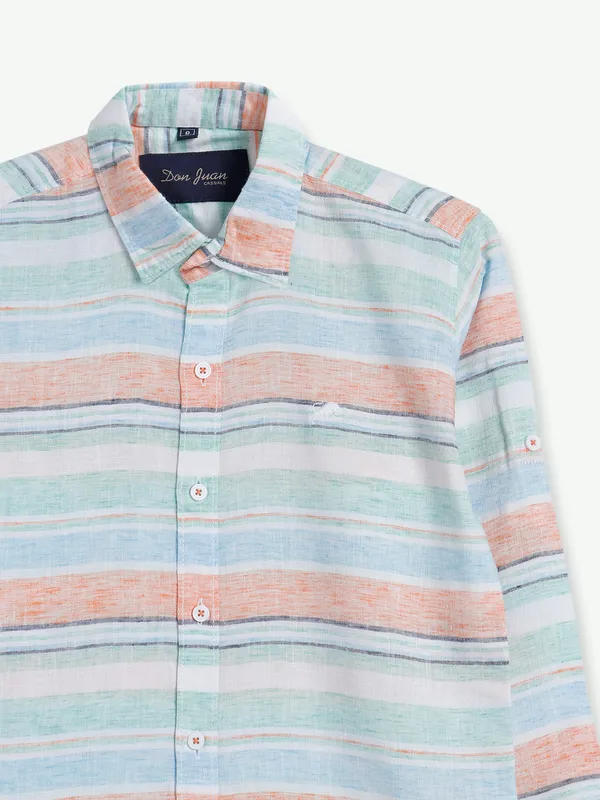 DNJS stripe cotton multi color shirt
