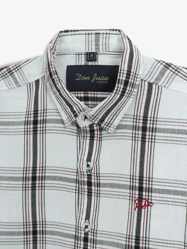 DNJS white checks cotton shirt