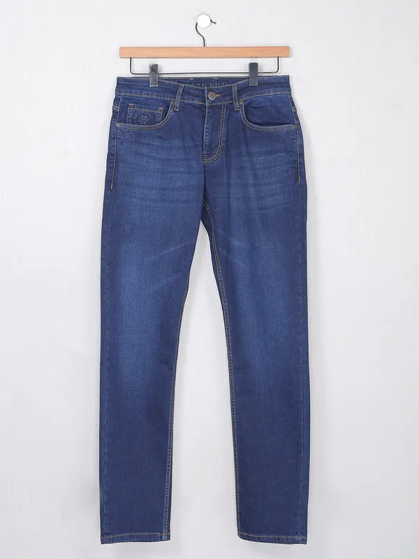 Dragon Hill blue washed denim jeans