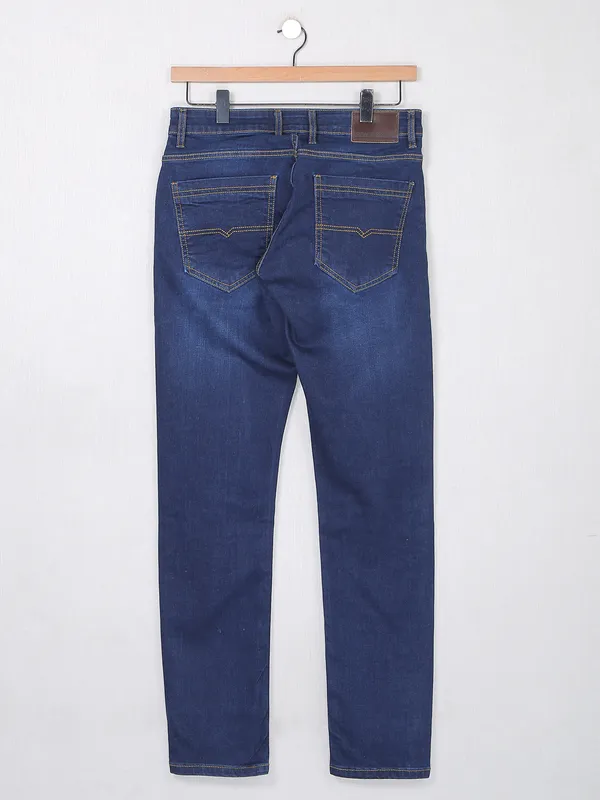 Dragon Hill blue washed denim jeans