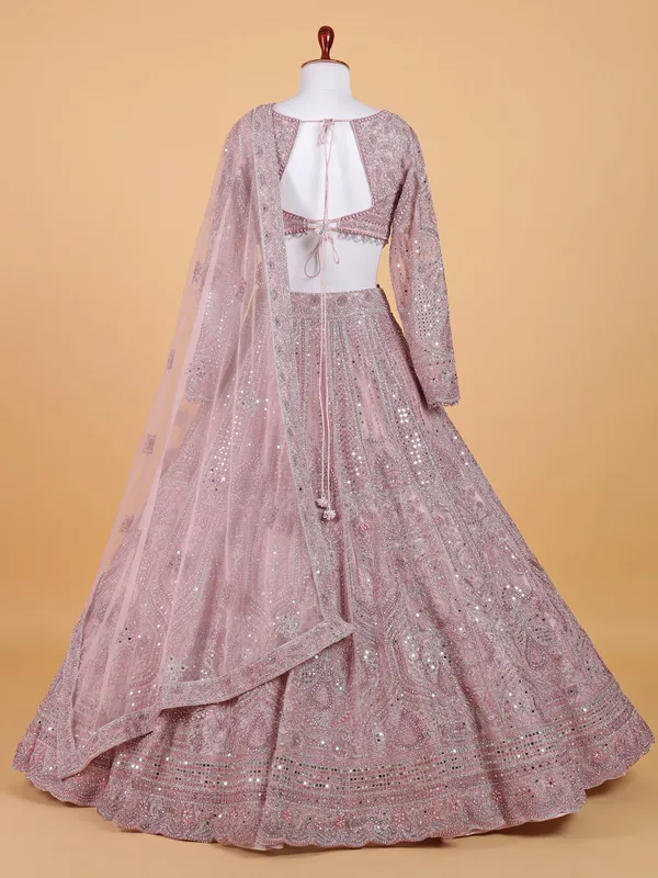 Fabulous light purple traditional lahenga choli